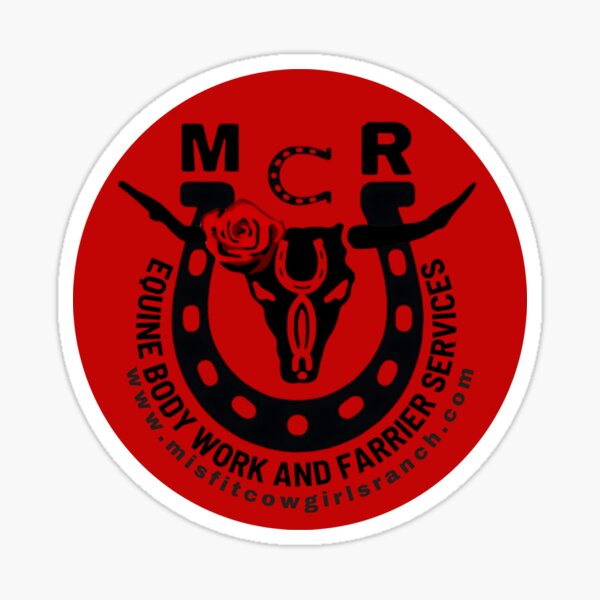 Red logo MCR Sticker