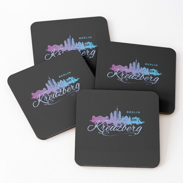 Item preview, Watercolor Berlin skyline with Kreuzberg lettering designed and sold by Ecmoprints.