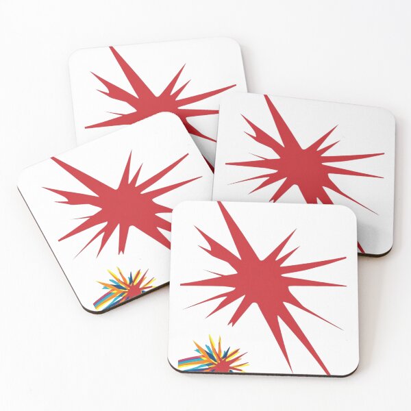 Item preview, Vibrant Asymmetrical Starburst Art – Bold Abstract Explosion Design designed and sold by IINSPIRA.