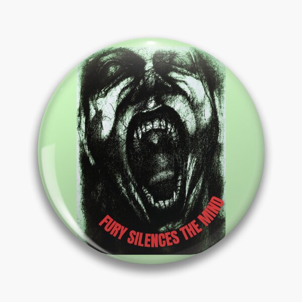 Item preview, Fury Silences the Mind – Intense Screaming Man Black & White Art designed and sold by Anomaly Effect.