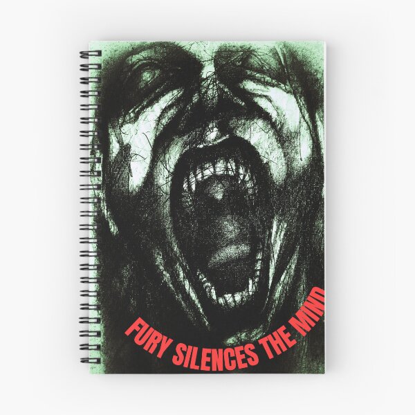 Item preview, Fury Silences the Mind – Intense Screaming Man Black & White Art designed and sold by Anomaly Effect.