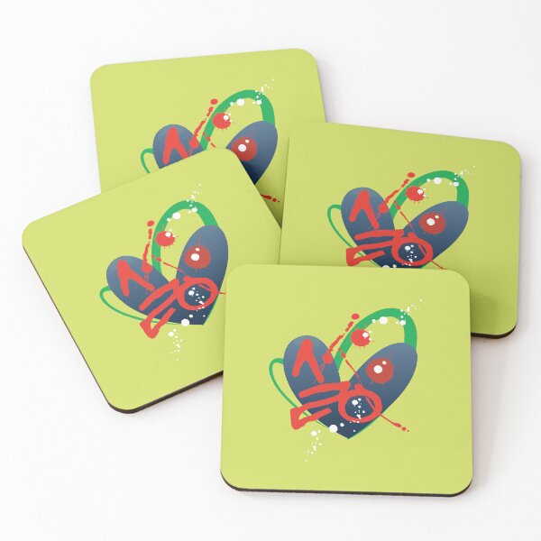 Item preview, Artistic Heart Design with Korean Love Characters. V2 designed and sold by hojeong-art.