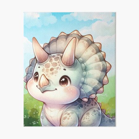 Item preview, Terra Triceratops designed and sold by ThistleandBard.