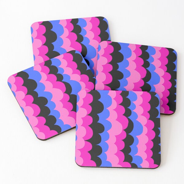 Item preview, Iconic Retro Bubbly Pattern in Neon Blue, Pink and Blue designed and sold by Deutschic.