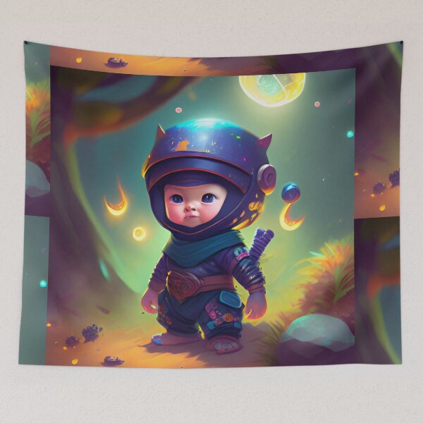Item preview, A Cute Baby Ninja designed and sold by MARIALOSA P.