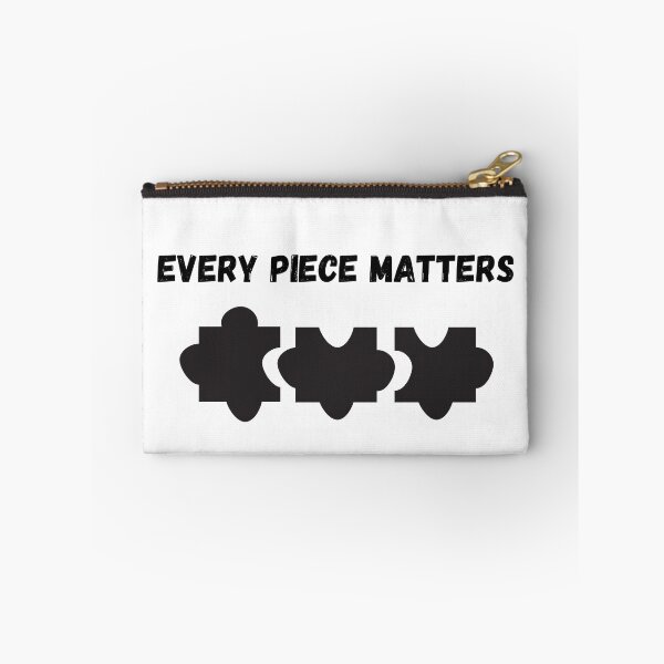 Item preview, Every Piece Matters quote with puzzle pieces designed and sold by ElevateandEmbark.
