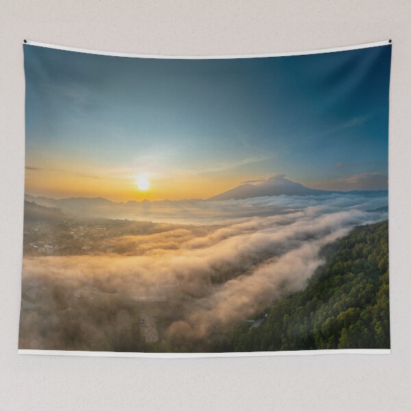 Item preview, Mount Batur Sunrise Panorama designed and sold by mattryanphoto.