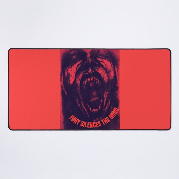 Item preview, Fury Silences the Mind – Intense Screaming Man Red Art designed and sold by Anomaly Effect.