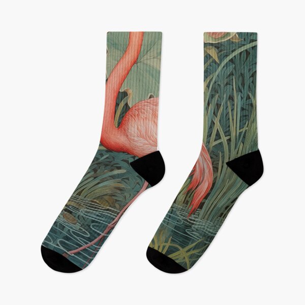 Artikelvorschau, Flamingo Morris Botanischer Tropischer Vogel entworfen und verkauft von MidCenturyStore.