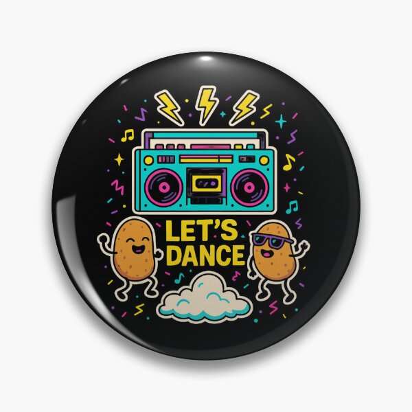 Item preview, Dancing Potatoes with a Boombox designed and sold by M-ormin.