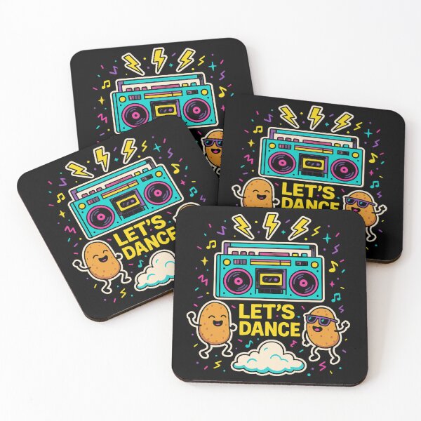 Item preview, Dancing Potatoes with a Boombox designed and sold by M-ormin.