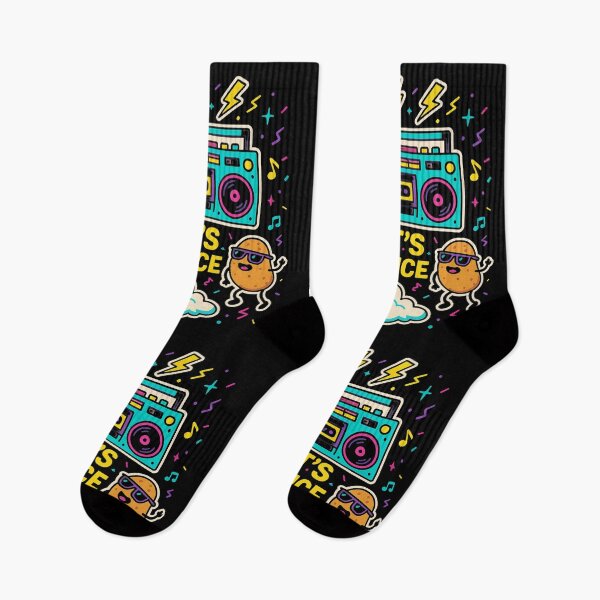 Item preview, Dancing Potatoes with a Boombox designed and sold by M-ormin.