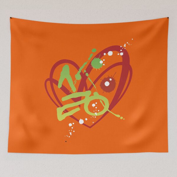 Item preview, Artistic Heart Design with Korean Love Characters designed and sold by hojeong-art.