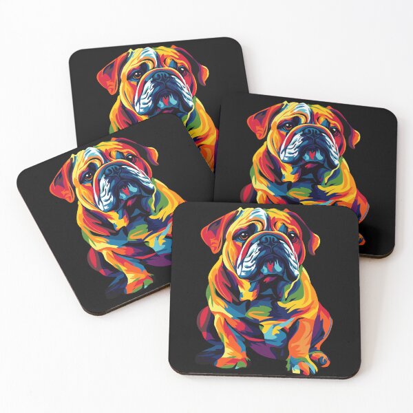 Item preview, Colourful Bulldog designed and sold by Gaviani Design Studio.