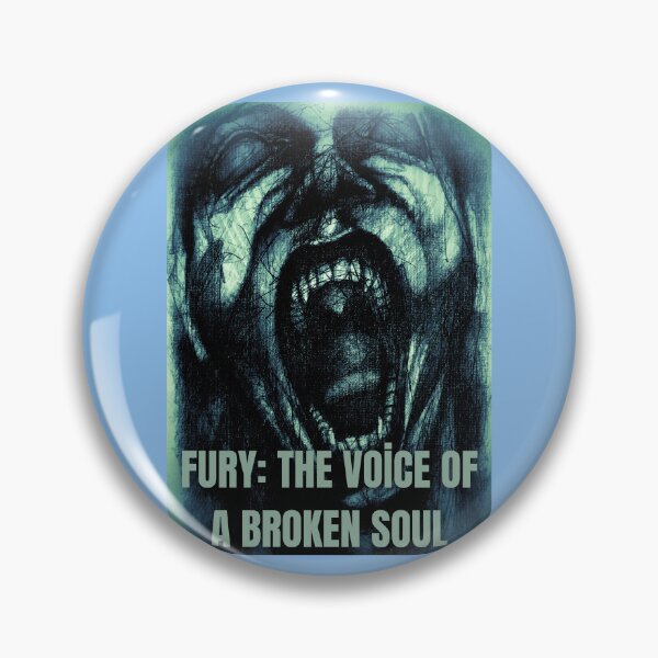 Item preview, Fury: The Voice of a Broken Soul – Emotional Screaming Man Blue Art designed and sold by Anomaly Effect.