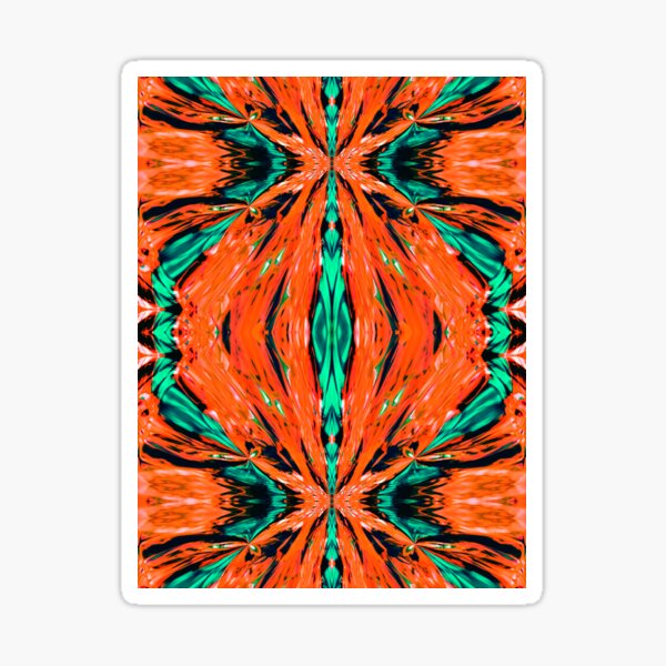 Item preview, Kaleido-Spook (Halloween-style digital mirror pattern) designed and sold by Vision Illustrated.