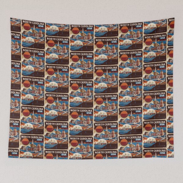 Item preview, North Carolina 1950s USA Vintage Retro Tourism  designed and sold by TravelersGems.