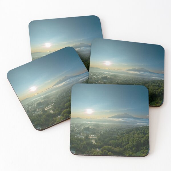 Item preview, Sun Up at Mount Batur Panorama designed and sold by mattryanphoto.