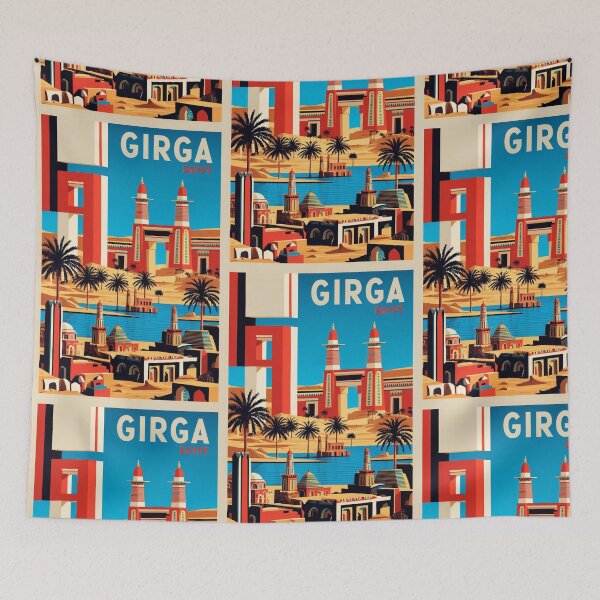 Item preview, Girga Vintage Travel Tourism designed and sold by TravelersGems.