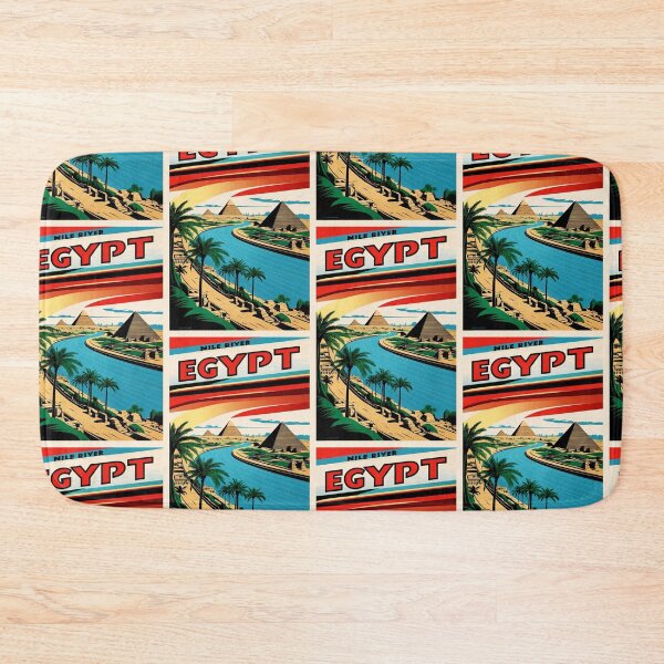 Item preview, Nile River Egypt Vintage Travel Tourism designed and sold by TravelersGems.