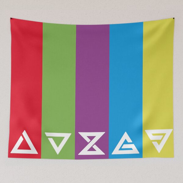 Item preview, Prideful Witcher Signs of Color - Minimalist Stripes designed and sold by SlightlyUnreal.