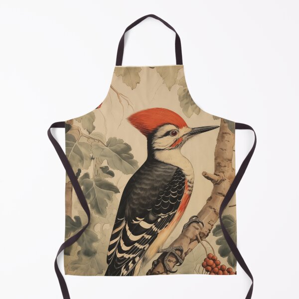 Item preview, Woodpecker Morris Botanical Vintage Bird designed and sold by MidCenturyStore.