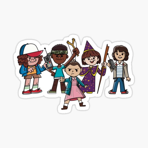 Item preview, STRANGER THINGS - Friends designed and sold by Becky-Poppins.