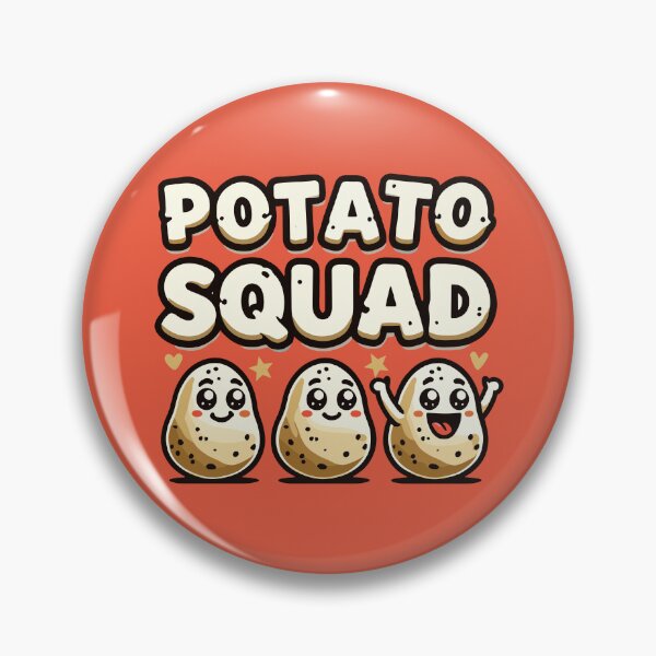 Item preview, Funny Potato Squad, Cute Cartoon Carbs Lovers Humor designed and sold by GreenSlate.