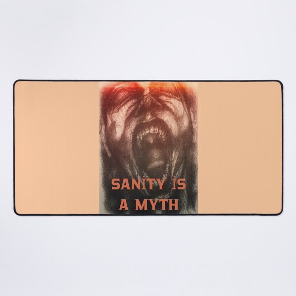 Item preview, Sanity Is a Myth – Chaotic Screaming Man Abstract Art designed and sold by Anomaly Effect.