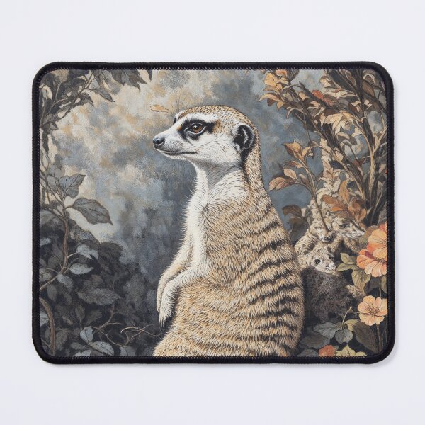 Item preview, William Morris Meerkat Botanical Artwork designed and sold by MidCenturyStore.