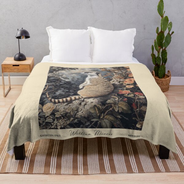Item preview, William Morris Meerkat Botanical Artwork designed and sold by MidCenturyStore.