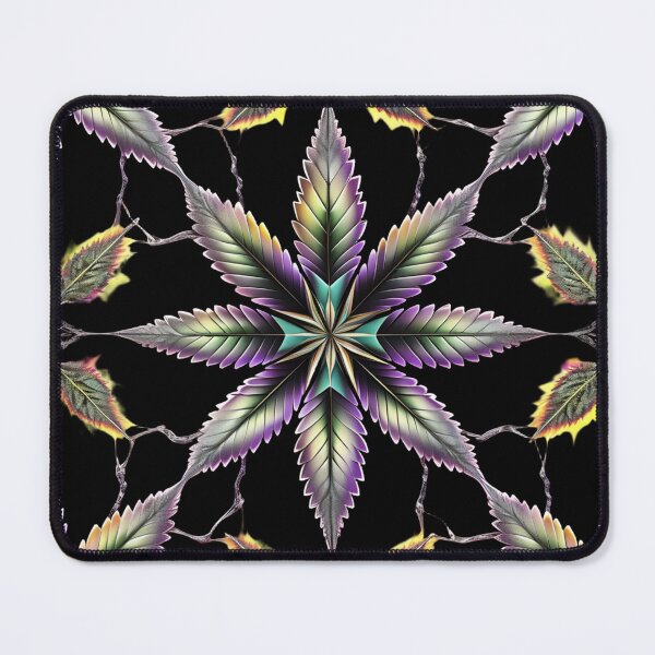 Item preview, leaf kaleidoscope, mandala, designed and sold by EccentricsByE.