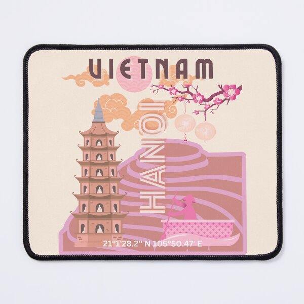 Item preview, Vietnam Travel Art, Retro designed and sold by Magic Love Art Print.