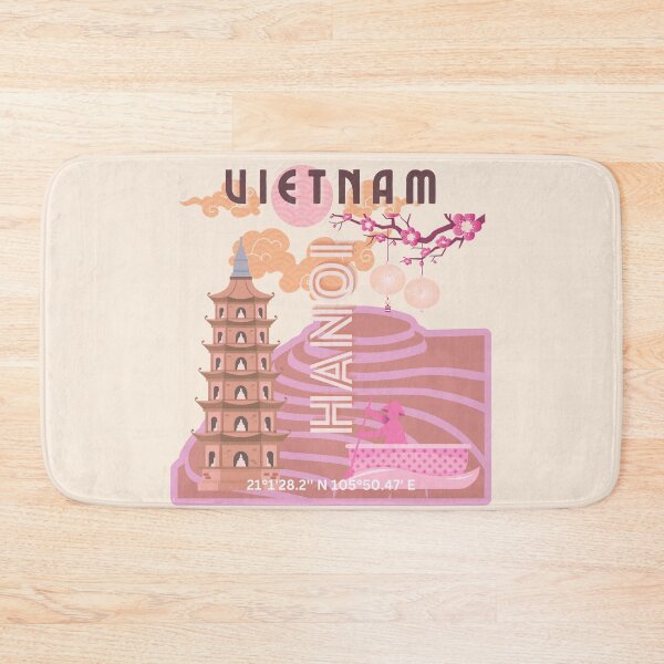 Item preview, Vietnam Travel Art, Retro designed and sold by Magic Love Art Print.