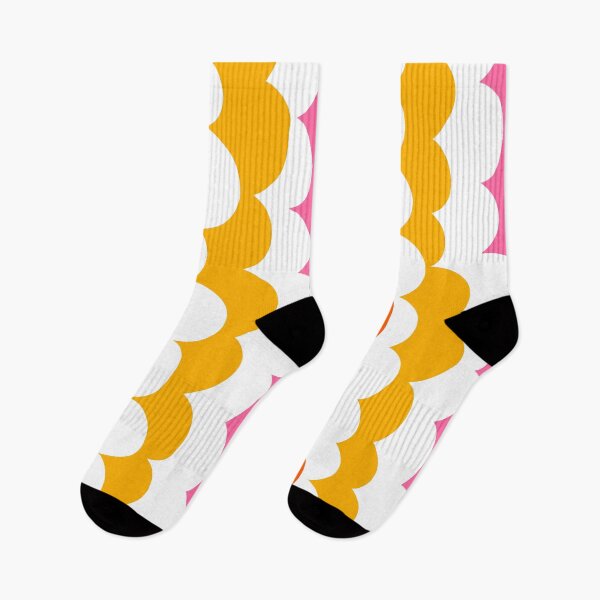 Item preview, Vivid Bubbly Summer Pattern in White, Pink, Orange and Yellow designed and sold by Deutschic.