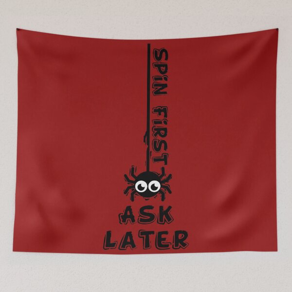 Item preview, Spin First, Ask Later designed and sold by Milena R..