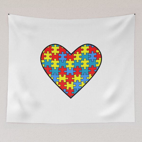 Item preview, Autism Awareness Puzzle Heart designed and sold by Sartoris Art.