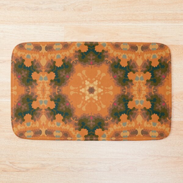 Item preview, Retro Mandala Orange and Yellow designed and sold by WormholeOrbital.