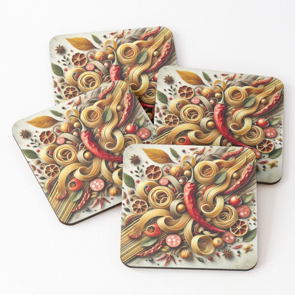 Item preview, Spaghetti with Dried Chili & Garlic designed and sold by SIRIKANYA D..