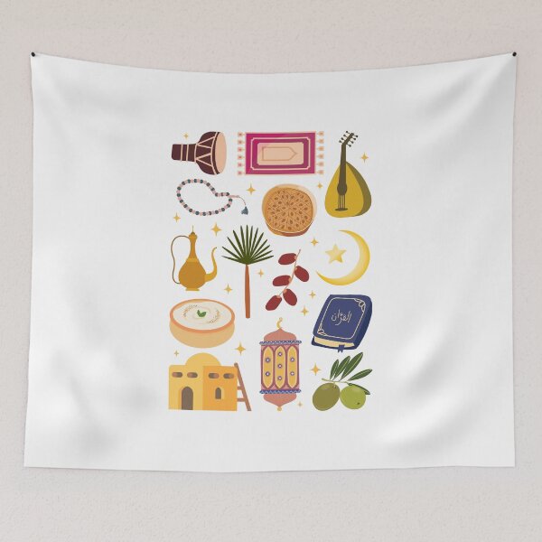 Item preview, Muslim Arab Collage Design designed and sold by arowh.