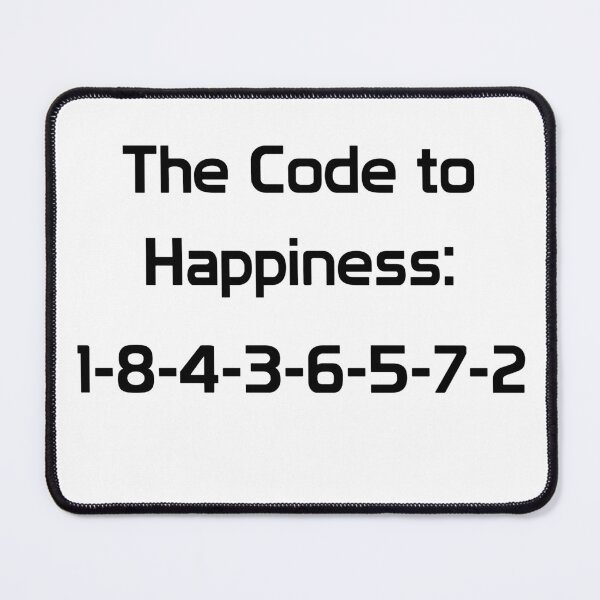 Item preview, The Code to Happiness V8 Engine Firing Order designed and sold by UniqueGearCo.