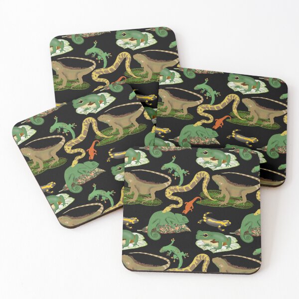 Item preview, Reptile, Lizards & Amphibians Pattern designed and sold by idovedesign.
