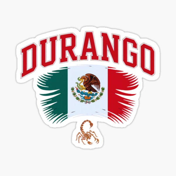 Item preview, Durango Mexico Flag Design – Mexican Pride, Vintage Travel Aesthetic designed and sold by invulgar.