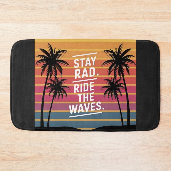 Item preview, “Stay Rad, Ride the Waves” T-shirt designed and sold by Indoni.