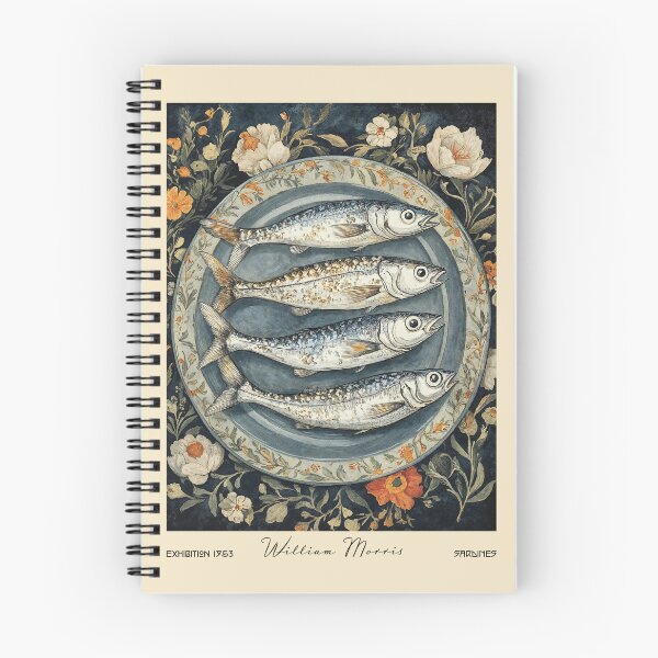 Item preview, William Morris Sardines Botanical Kitchen designed and sold by MidCenturyStore.