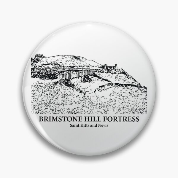 Item preview, Brimstone Hill Fortress - Saint Kitts and Nevis designed and sold by Lakeric Cityscapes.