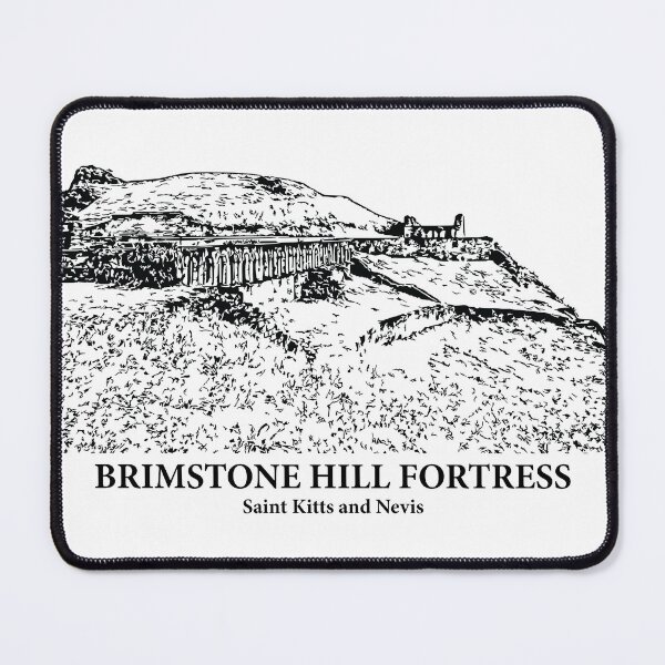 Item preview, Brimstone Hill Fortress - Saint Kitts and Nevis designed and sold by Lakeric Cityscapes.