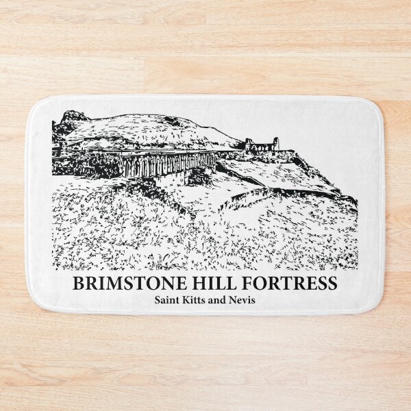 Item preview, Brimstone Hill Fortress - Saint Kitts and Nevis designed and sold by Lakeric Cityscapes.