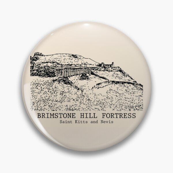 Item preview, Brimstone Hill Fortress - Saint Kitts and Nevis designed and sold by Lakeric Cityscapes.