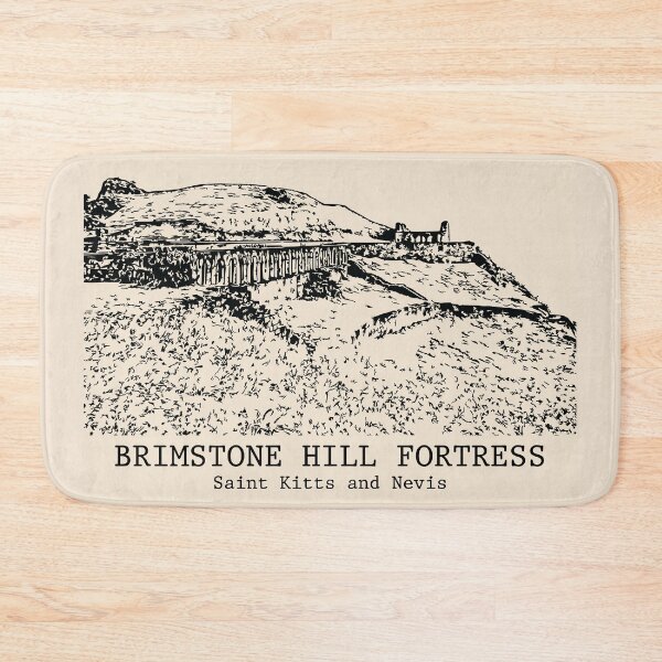 Item preview, Brimstone Hill Fortress - Saint Kitts and Nevis designed and sold by Lakeric Cityscapes.